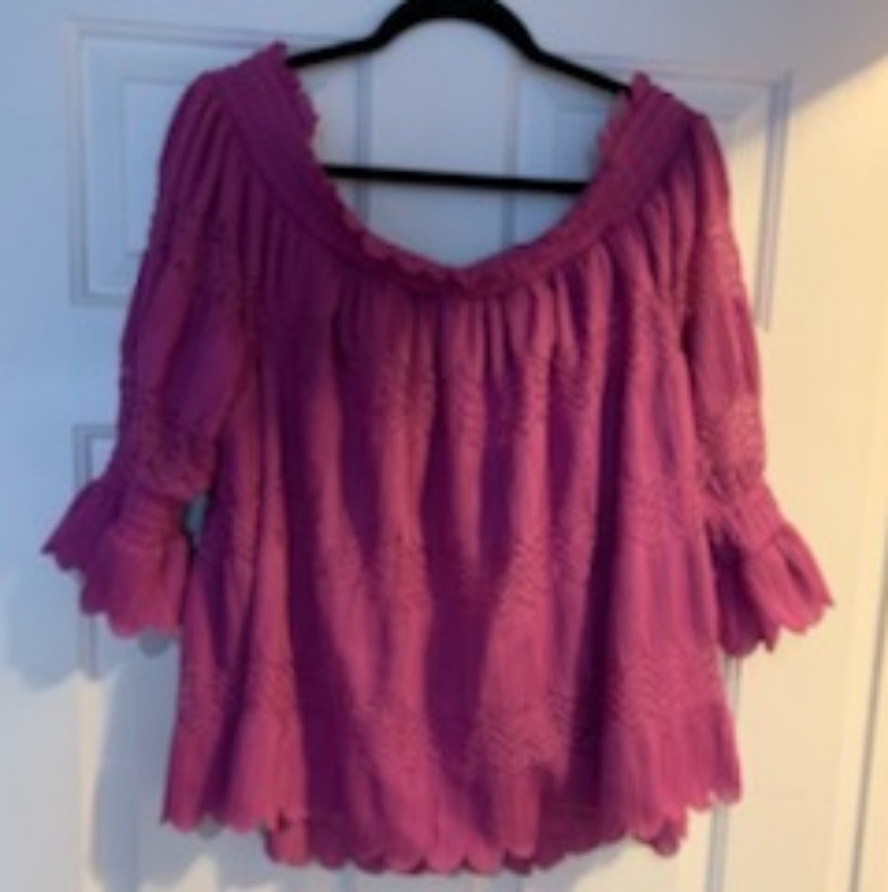 Off the shoulder blouse